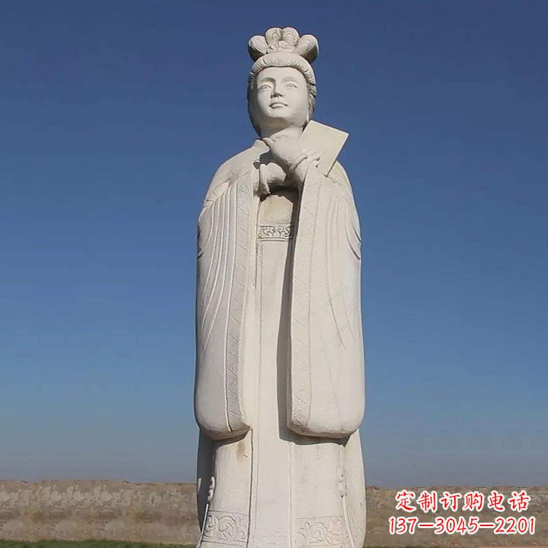 金华蔡琰蔡文姬雕塑-大型历史名人东汉著名才女文学家雕像