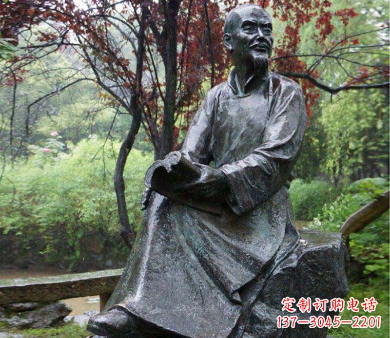 金华纪念古代名人的雕塑