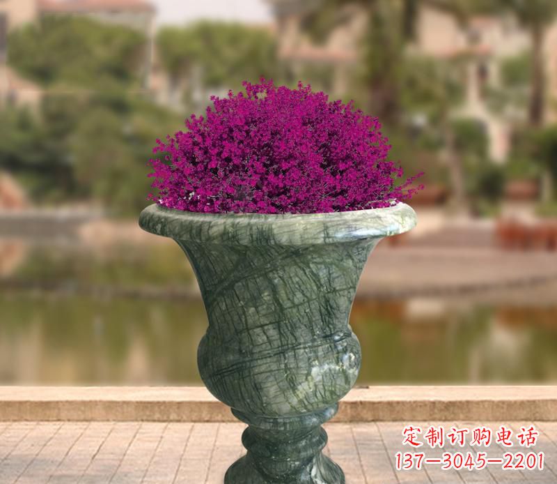 金华白玉景观花盆雕塑让你的景观更加美观