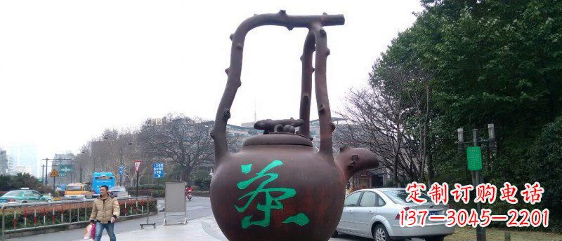 金华茶壶雕塑——展现艺术精妙