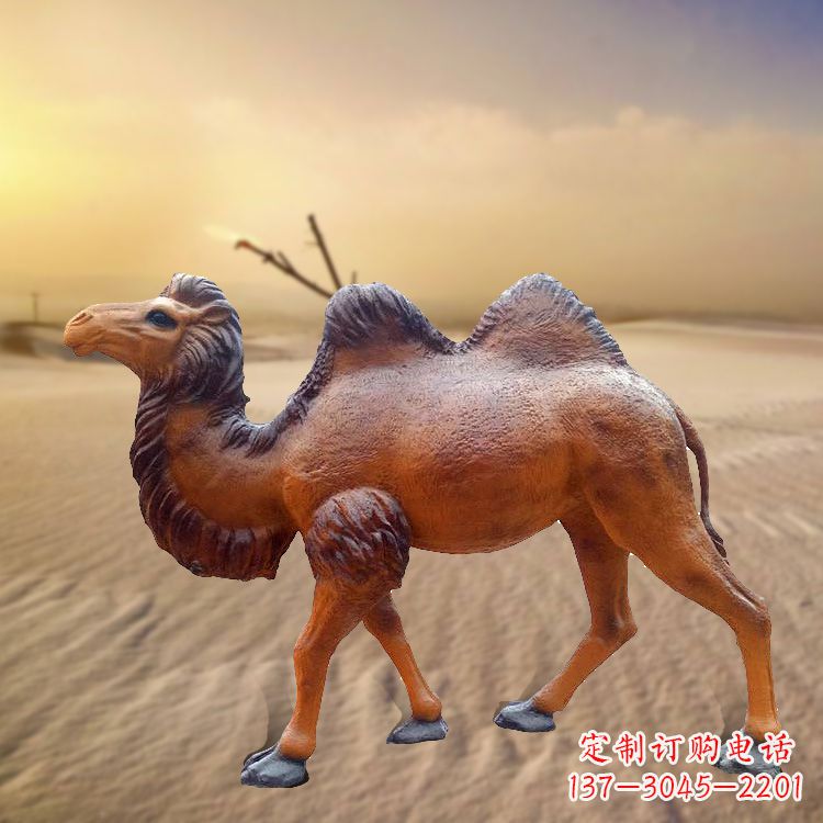 金华仿古茶马古道骆驼雕塑的精美绝伦