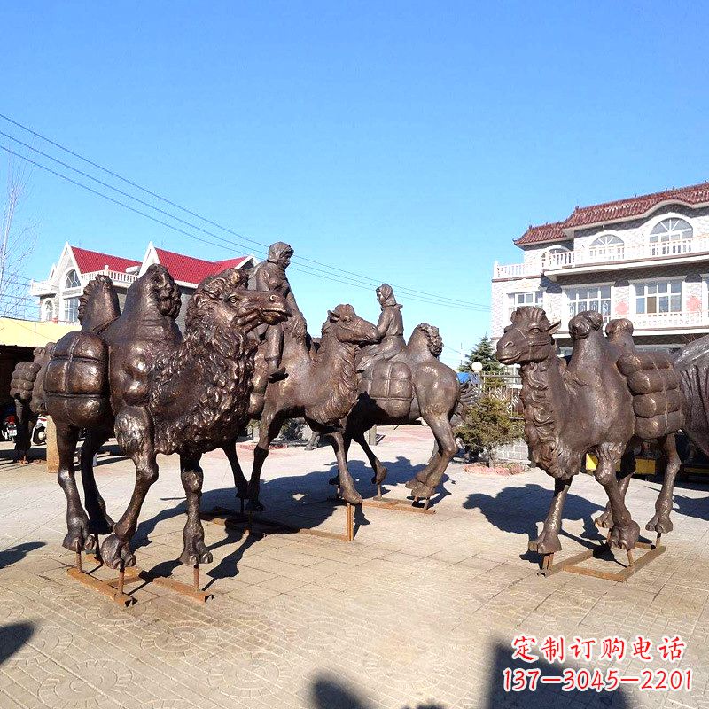 金华茶马古道骆驼队