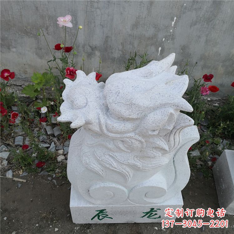金华辰龙—汉白玉动物雕塑摆件