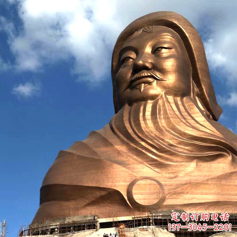 金华成吉思汗的传奇——大型头像雕塑
