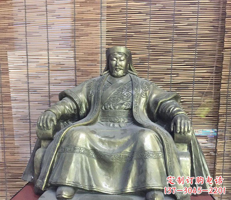 金华成吉思汗神话中的雕像