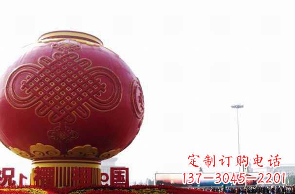 金华不锈钢灯笼雕塑——美丽城市的艺术装饰