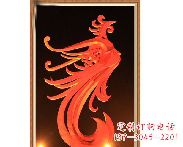 金华不锈钢凤凰雕塑美丽与传统的完美结合