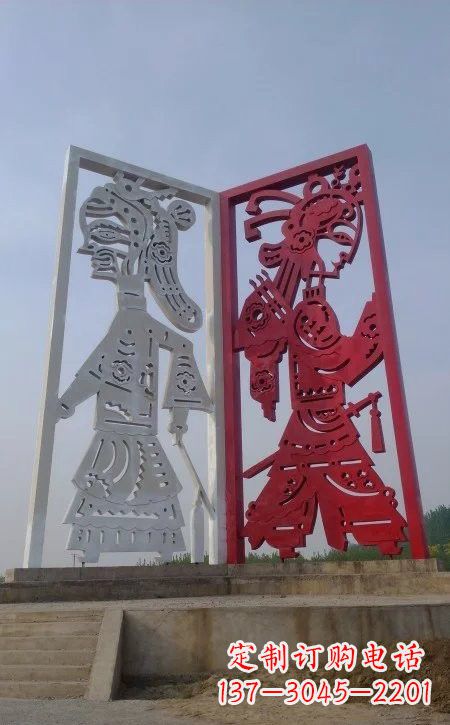 金华精美皮影戏雕塑——缔造中国城市文化新风貌