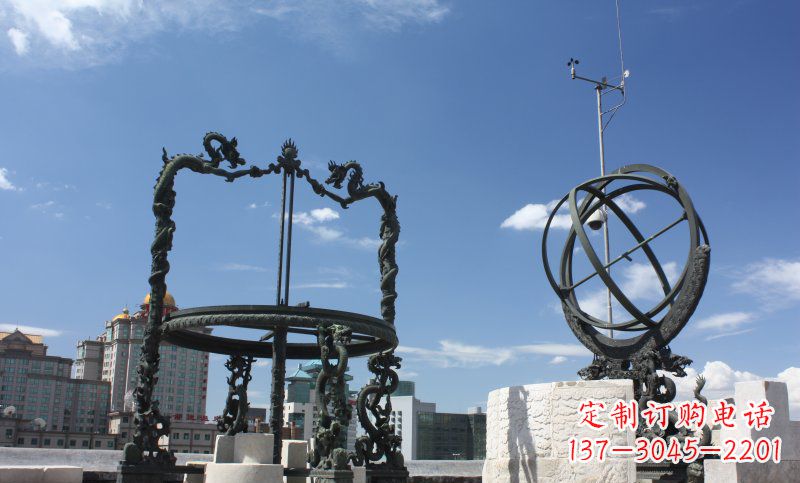 金华城市广场大型浑天仪铜雕