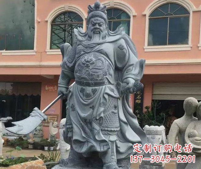 金华神秘的关公石雕