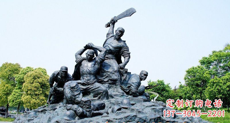 金华红军雕塑传承冲锋精神