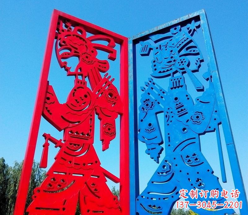 金华精美的皮影戏雕塑