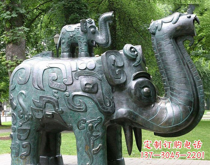 金华大象雕塑象征伟大气派