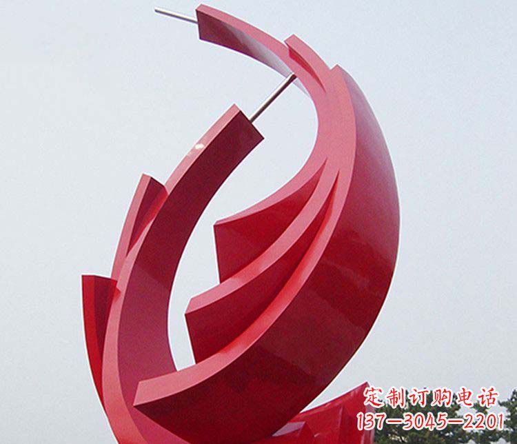 金华不锈钢帆船雕塑象征着永恒的美丽