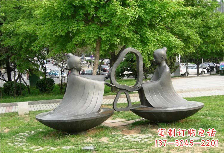 金华古代孔融雕塑之美