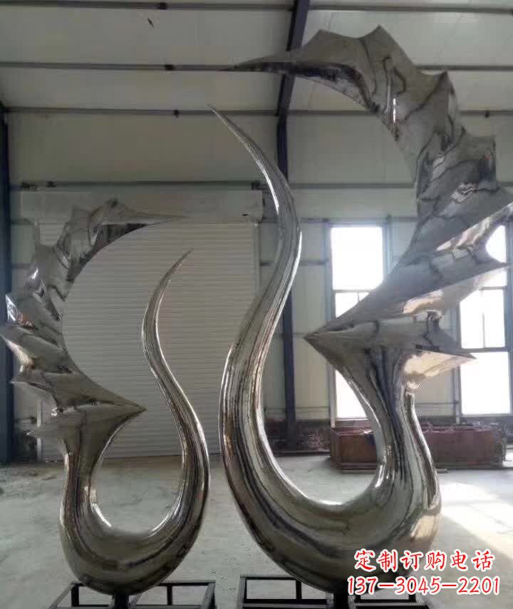 金华精美的天鹅不锈钢雕塑