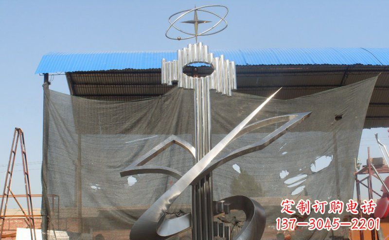 金华引领校园文化的钥匙雕塑