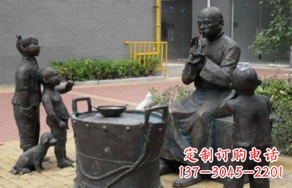 金华糖果人铜雕——艺术之美