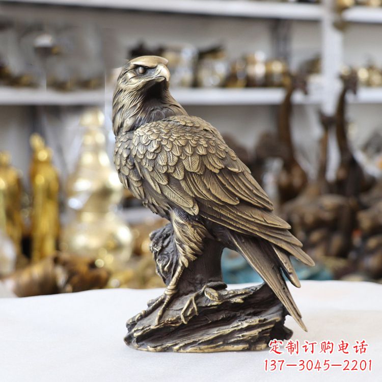 金华纯铜老鹰雕塑