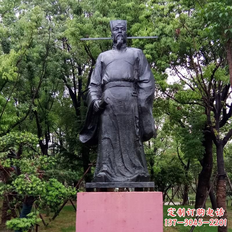 金华铜雕陶渊明——传承古代文学精髓