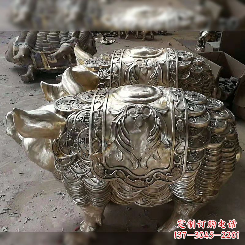 金华纯铜铸造的招财生肖动物风水雕塑