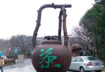 金华茶壶雕塑——展现艺术精妙