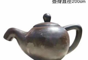 金华青铜茶壶雕塑——彰显传统文化的艺术精髓