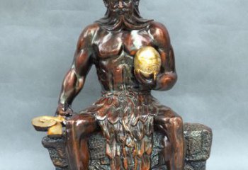 金华神农大帝坐姿雕塑像