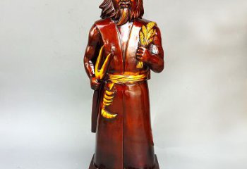 金华神农氏铜像传承炎帝文化的艺术之作