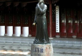 金华白居易铜雕像向著名诗人致敬