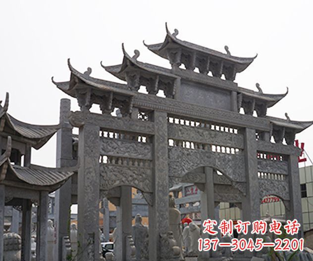 金华牌坊石雕传承传统文化的艺术精品