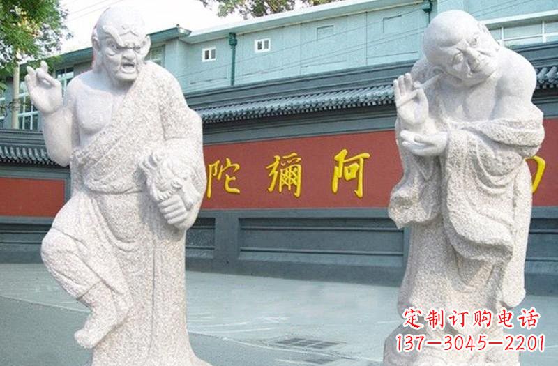 金华大理石罗汉雕塑佛教精神的象征