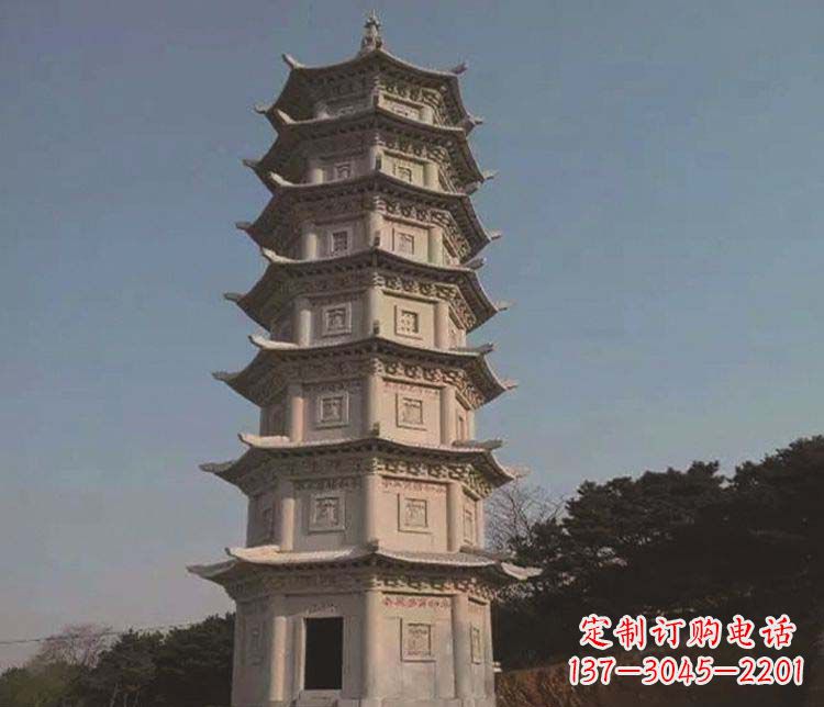 金华宝塔雕塑大理石的艺术精品