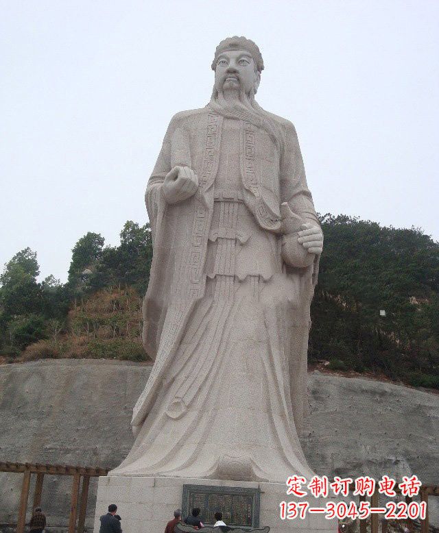 金华大理石保生大帝神像雕塑