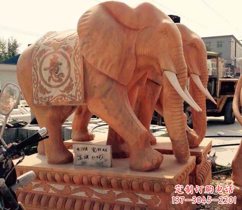 金华大象雕塑 传承古典文化的艺术精品