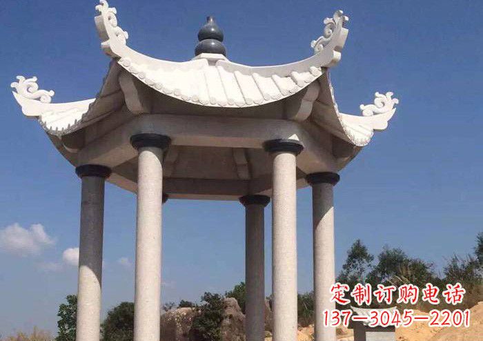金华大理石凉亭雕塑——传承古代工艺之精粹