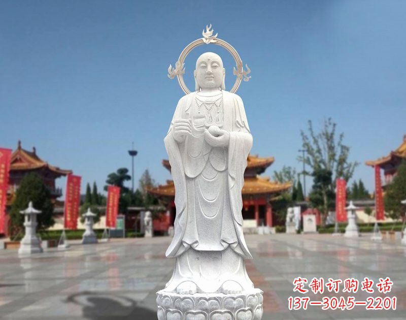 金华大理石地藏菩萨雕塑