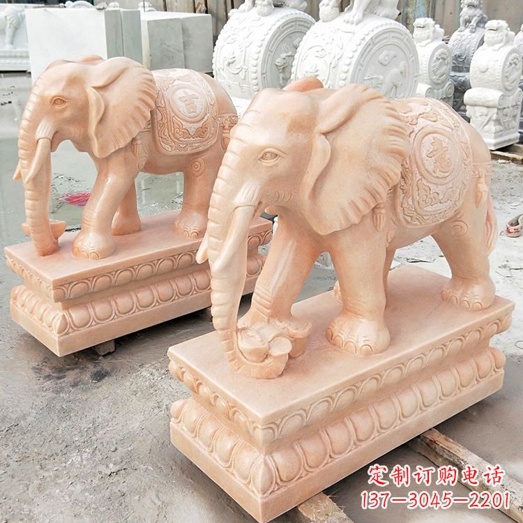 金华大理石雕大象