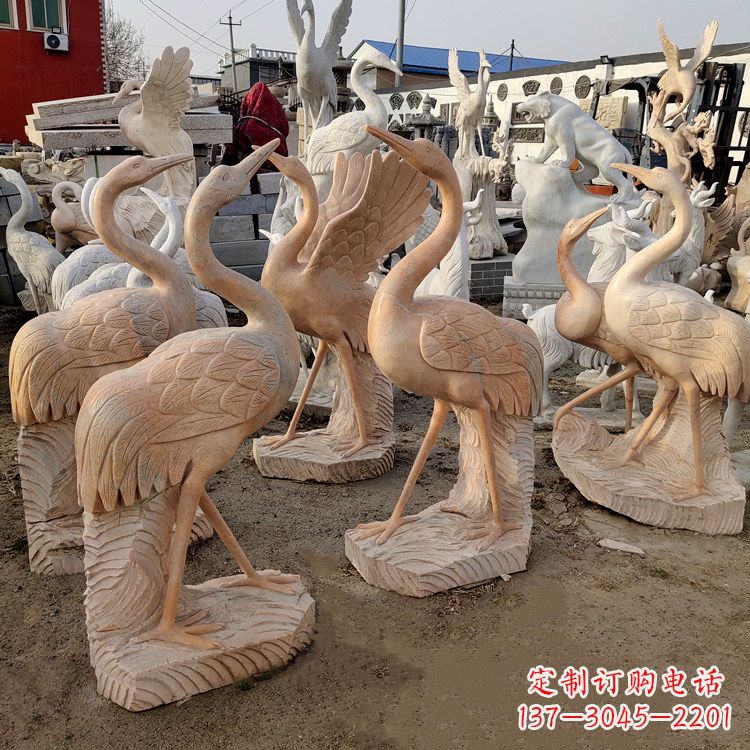 金华仙鹤雕塑艺术的经典之作