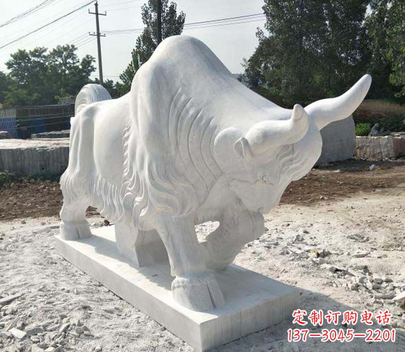 金华大理石动物雕塑美丽的艺术品