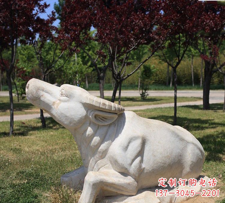 金华大理石动物雕塑传承文化的艺术精品