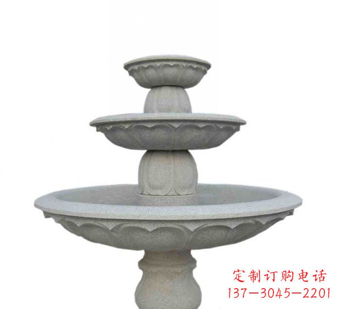 金华大理石多层喷泉石雕——精美而充满灵性的艺术杰作
