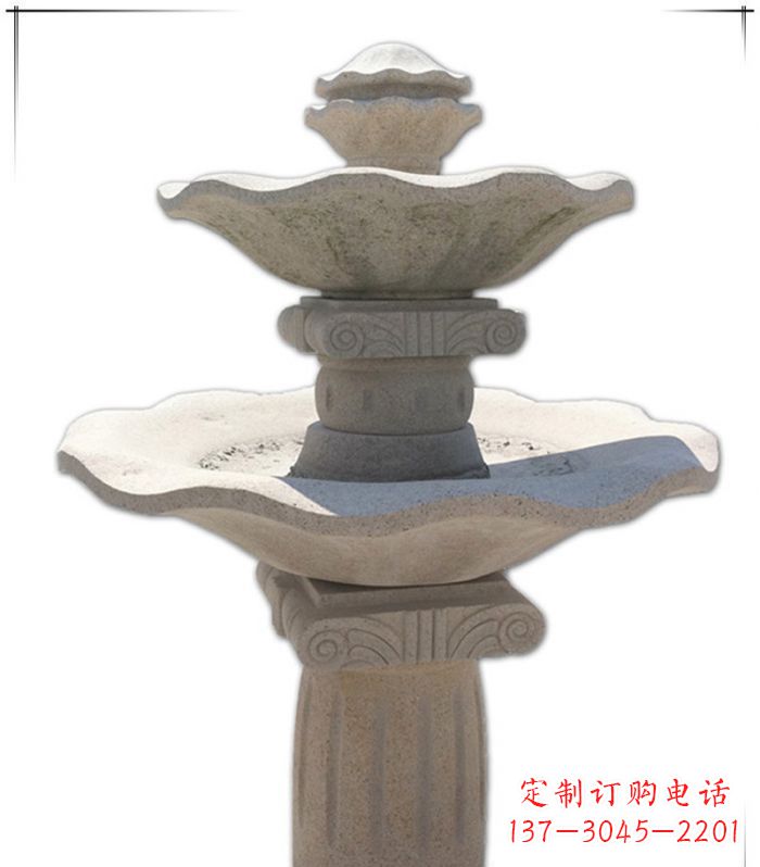 金华大理石多层喷泉石雕精美绝伦的艺术形式