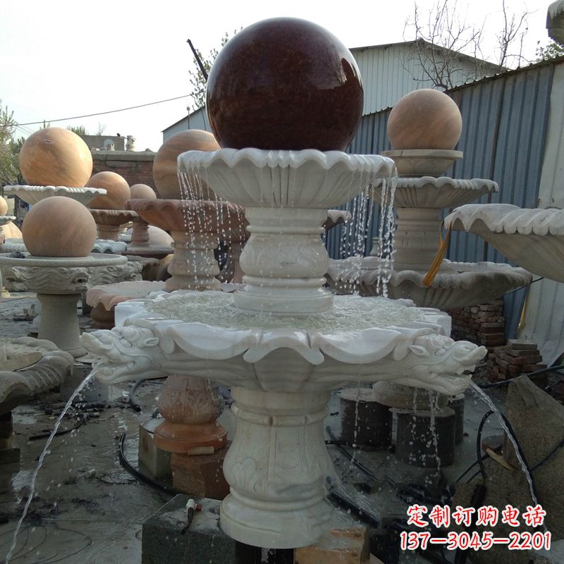 金华大理石风水球雕塑传统文化的艺术精髓