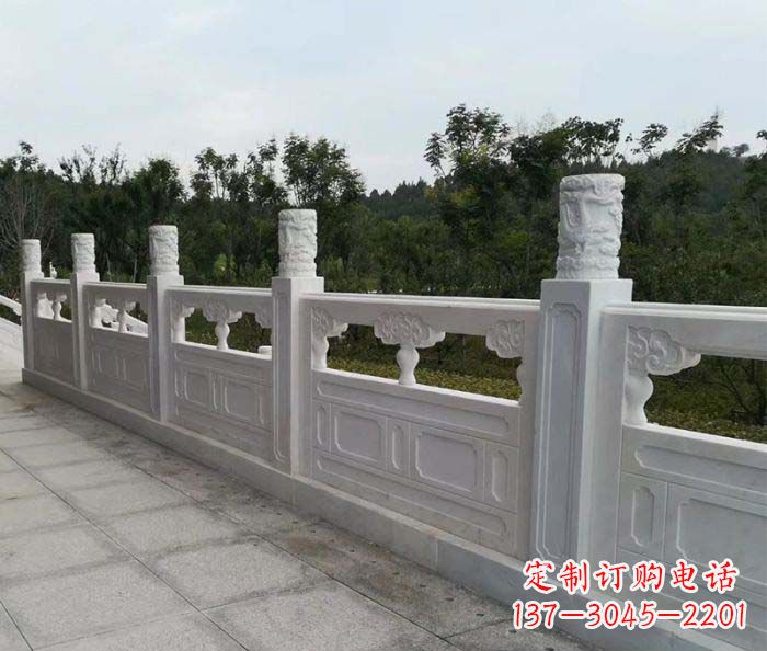 金华大理石建筑石雕栏板 (3)
