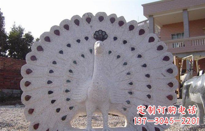 金华精美绝伦的孔雀石雕塑