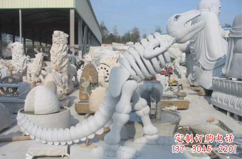 金华大理石恐龙石雕