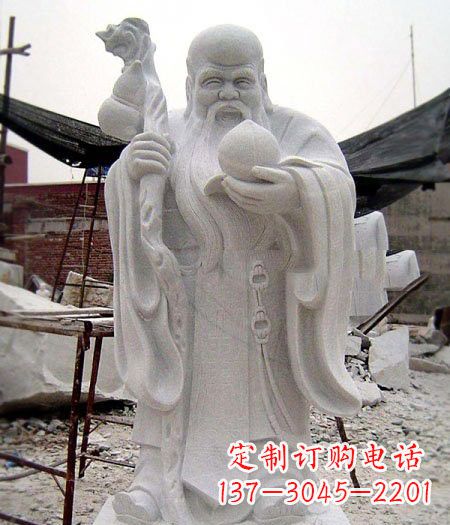 金华大理石寿星雕塑