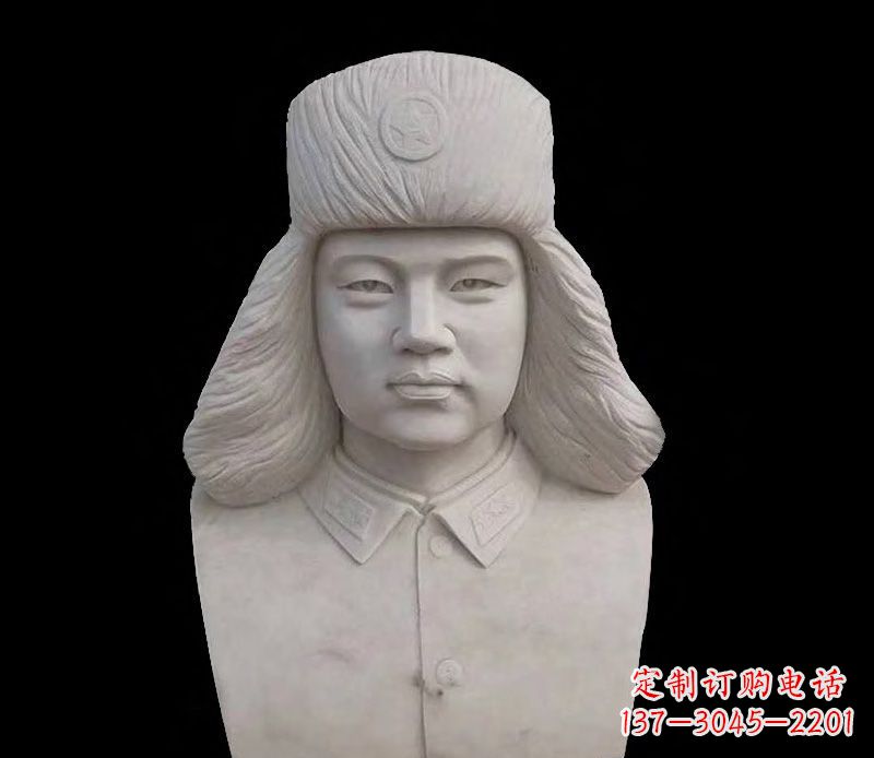 金华激励青年的雷锋石雕