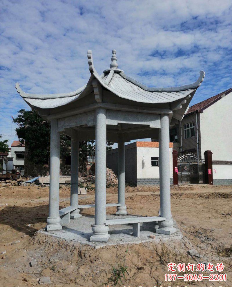 金华典雅大理石凉亭雕塑